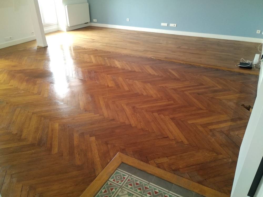 Rénovation complète parquet massif 1