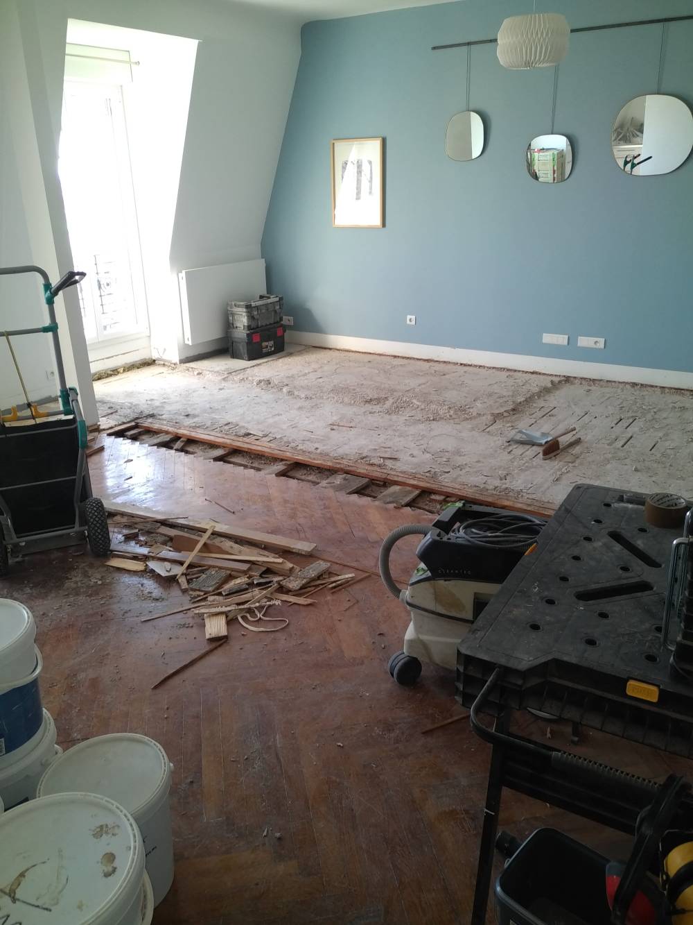 Rénovation complète parquet massif 6
